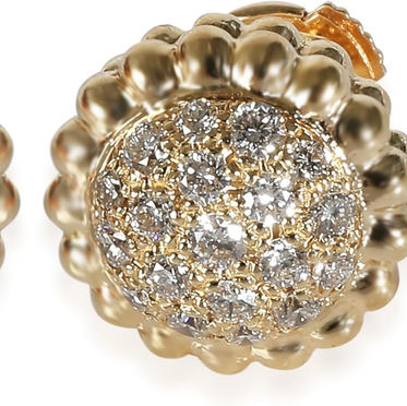 Van Cleef & Arpels
Pre-Loved, Perlee Earrings in 18k Yellow Gold 0.69 CTW, 11 mm