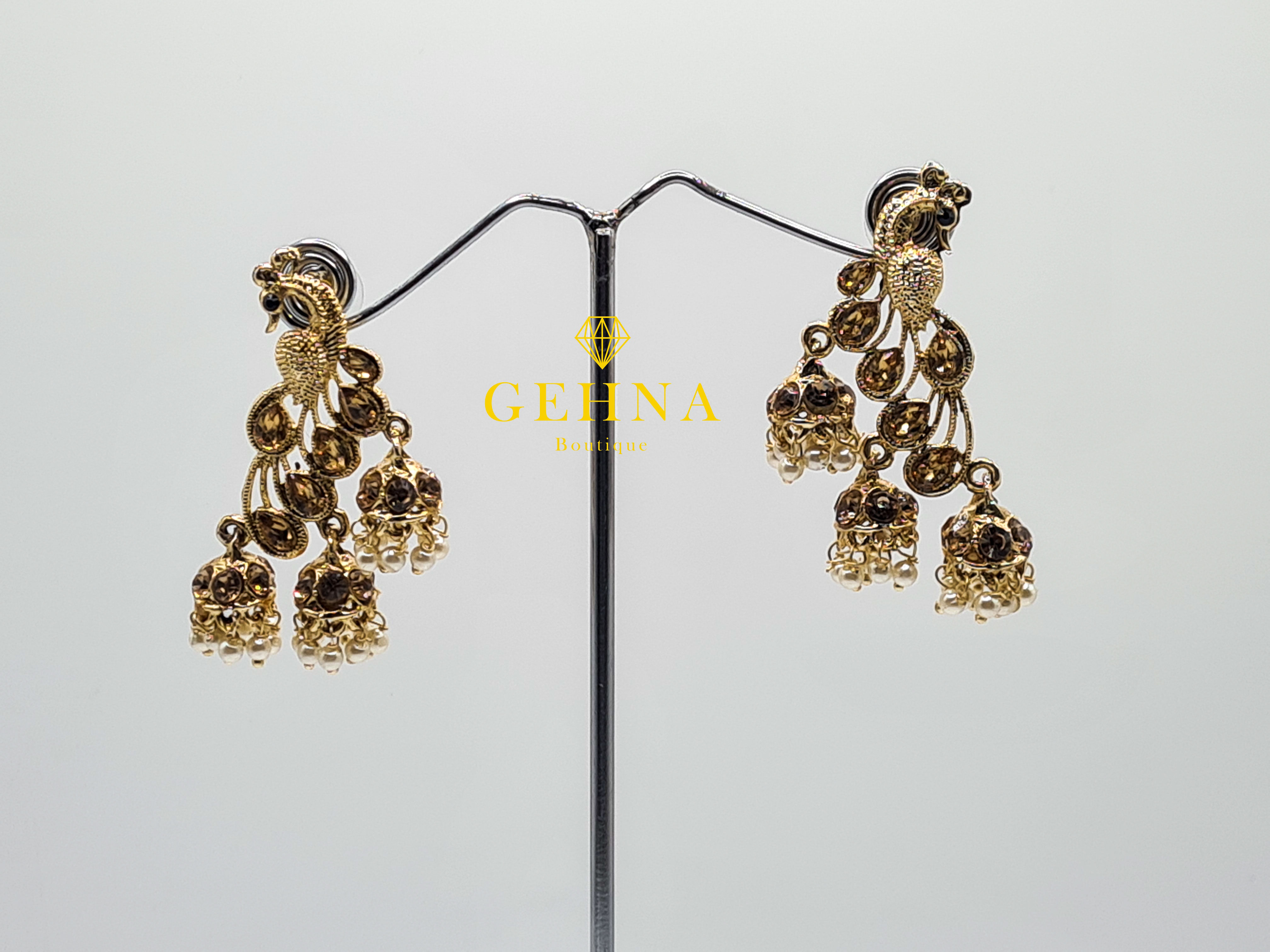 Peachick Dangle Earrings