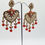 Thumbnail: Bleeding Red Dangle Earrings