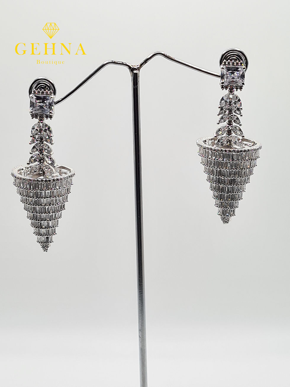 Hình thu nhỏ: Torpedo CZ Earrings