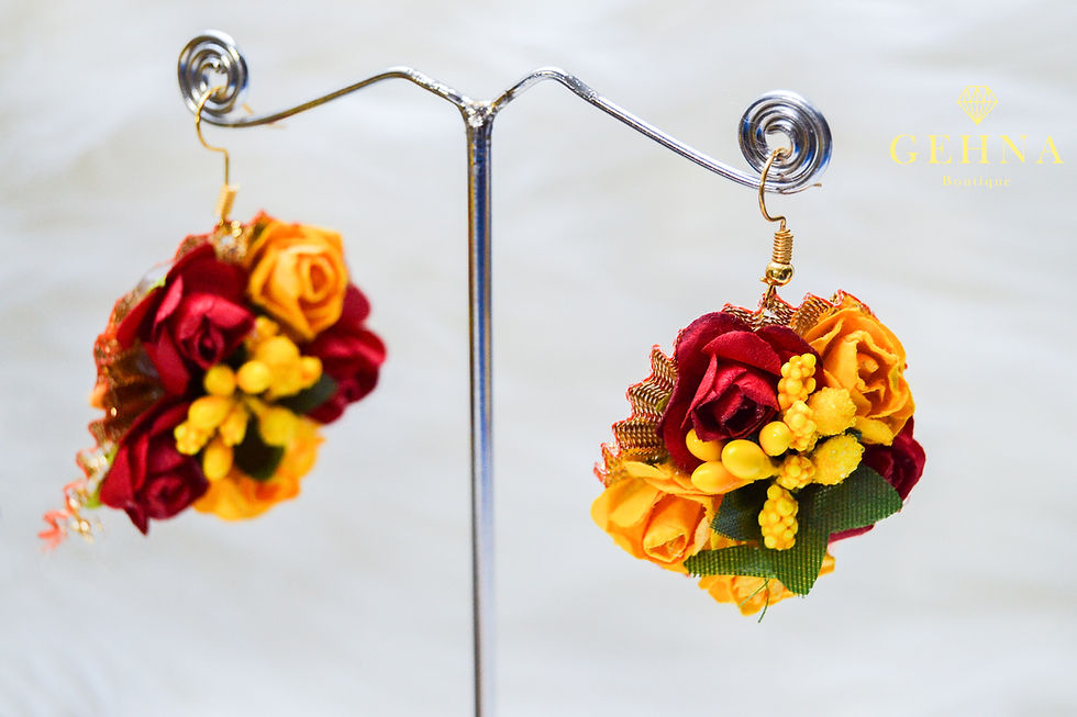 Küçük resim: Danti Artificial Flower Jewellery Set
