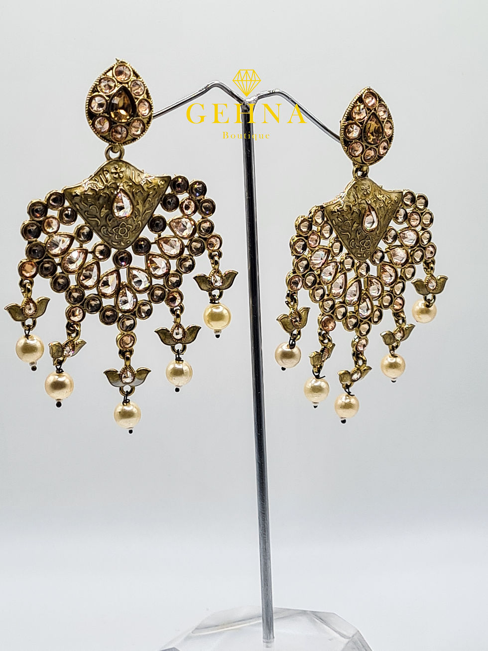 Hình thu nhỏ: Golden Star Dangle Earrings