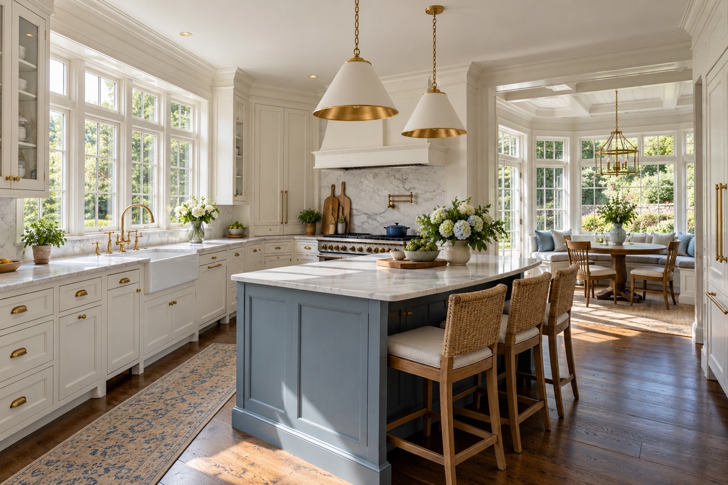 Beautifully finished Connecticut home interior and colors