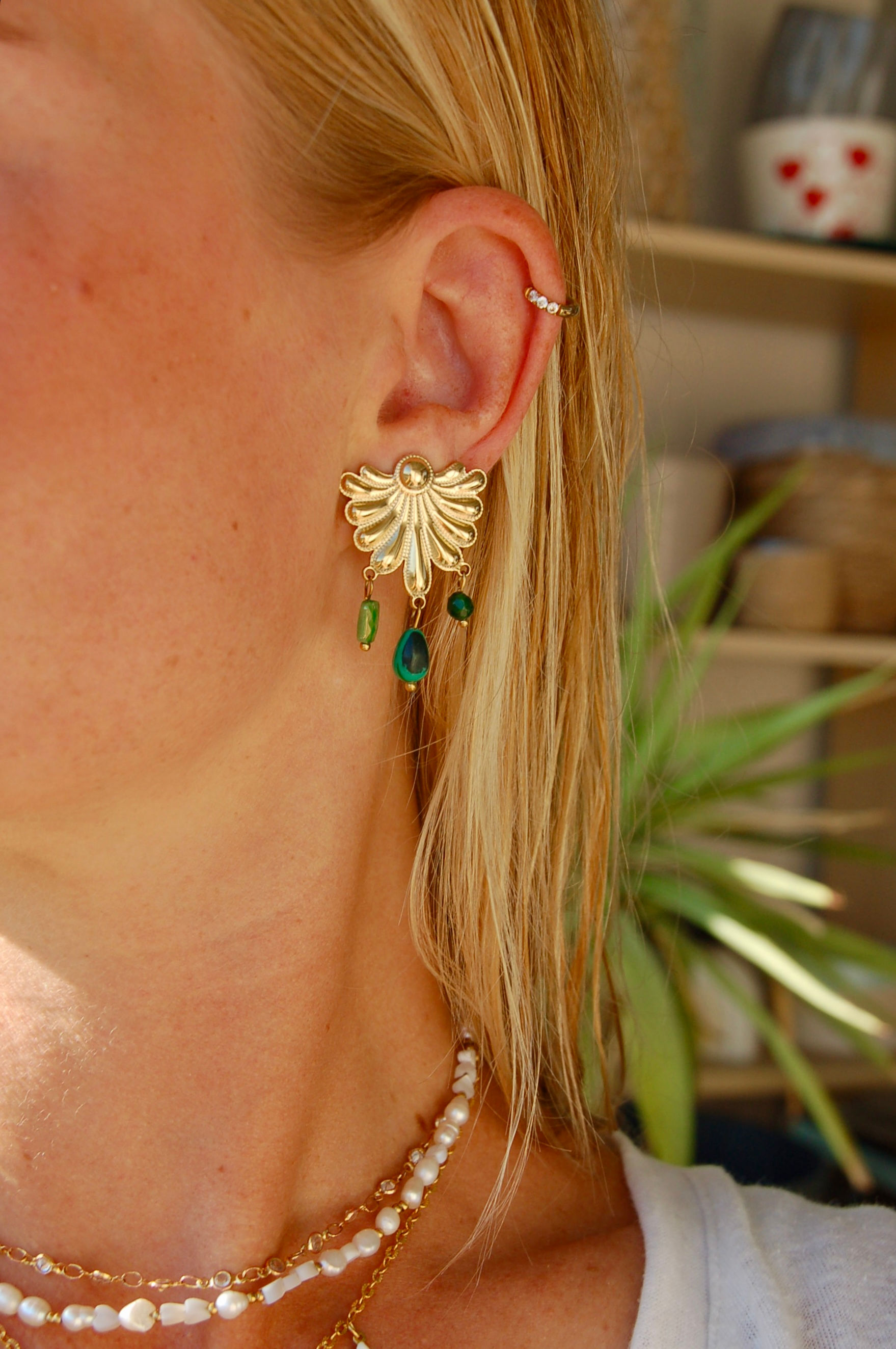 Boucles clip Amazonie