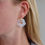 Thumbnail: Boucles d'oreilles en acier inoxydable, faites main, colorées, résistent à l'eau, pas chères, légères