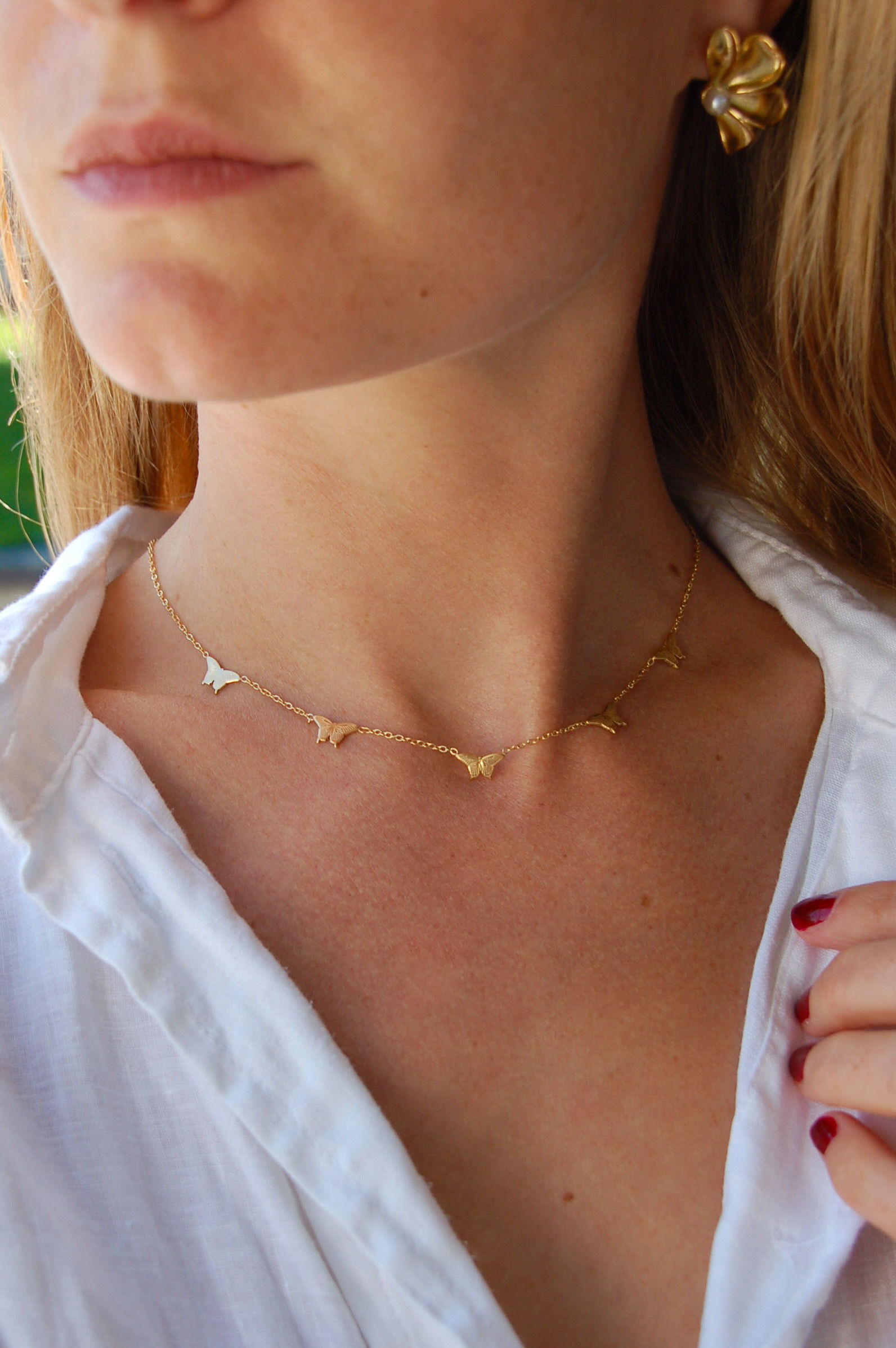 Collier papillons, ajustable en acier inoxydable, résiste à l'eau, pas cher, grande qualité
