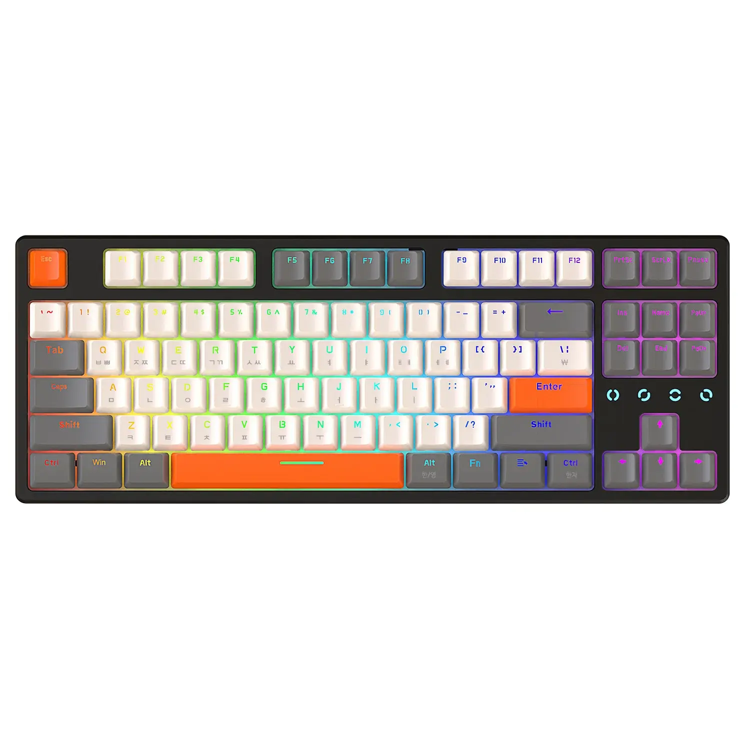 Mechanical Keyboard Korean Customized Wireless BT Game Keyboard