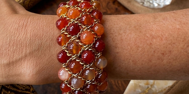 Maison Taslar - bracelet coraline porté