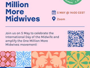 International Day of the Midwife 2026 Virtual Event: One Million More Midwives (5th May 2026)