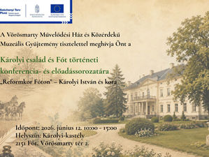 Meghívó a "Károlyi család és Fót" című konferenciára