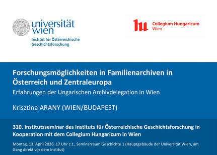 Arany Krisztina előadása a Bécsi Egyetemen