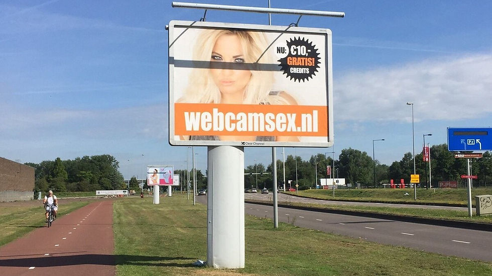 Webcamsex Reklamebord Heisa in Assen