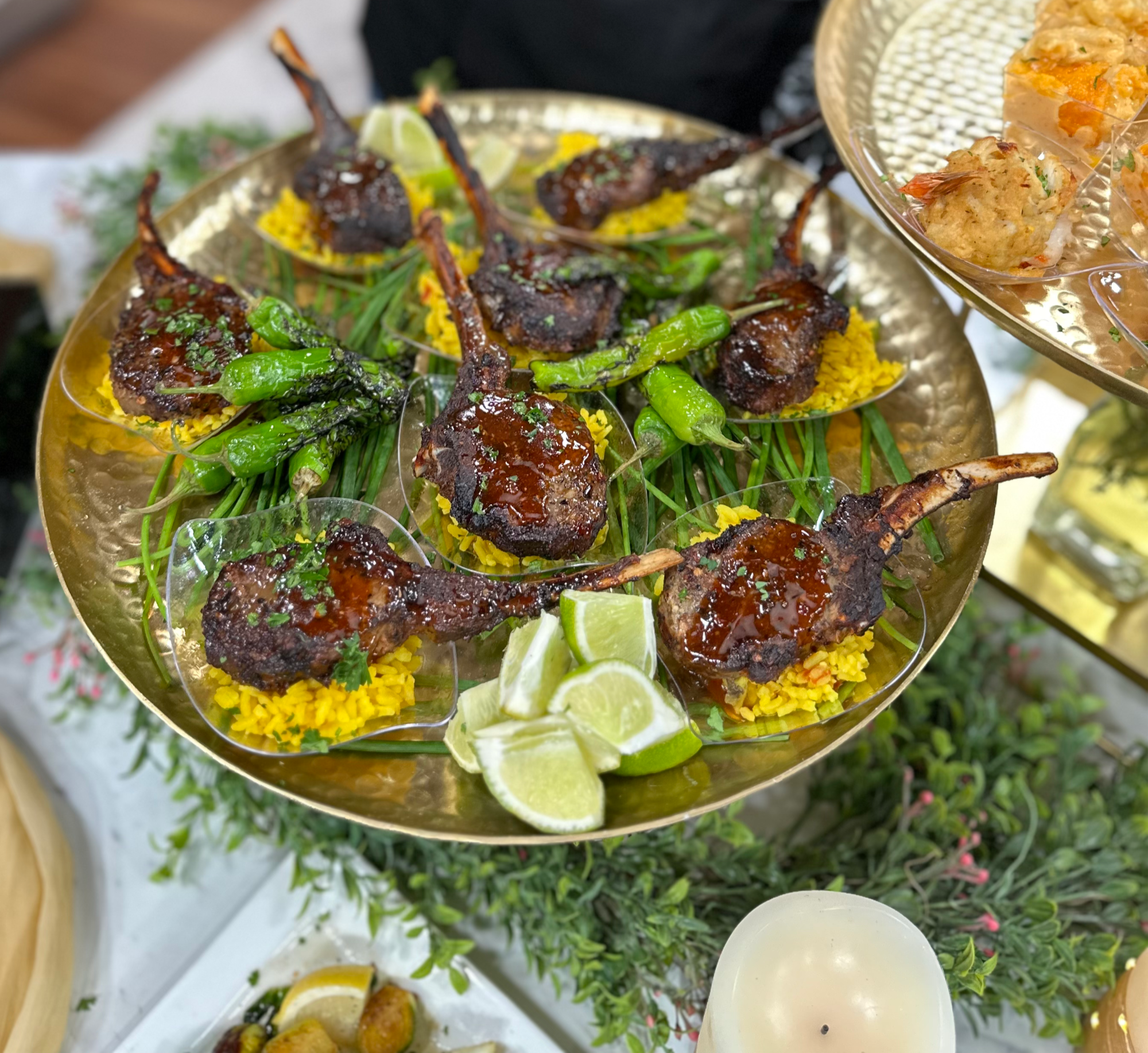 Arranged Food and Objects