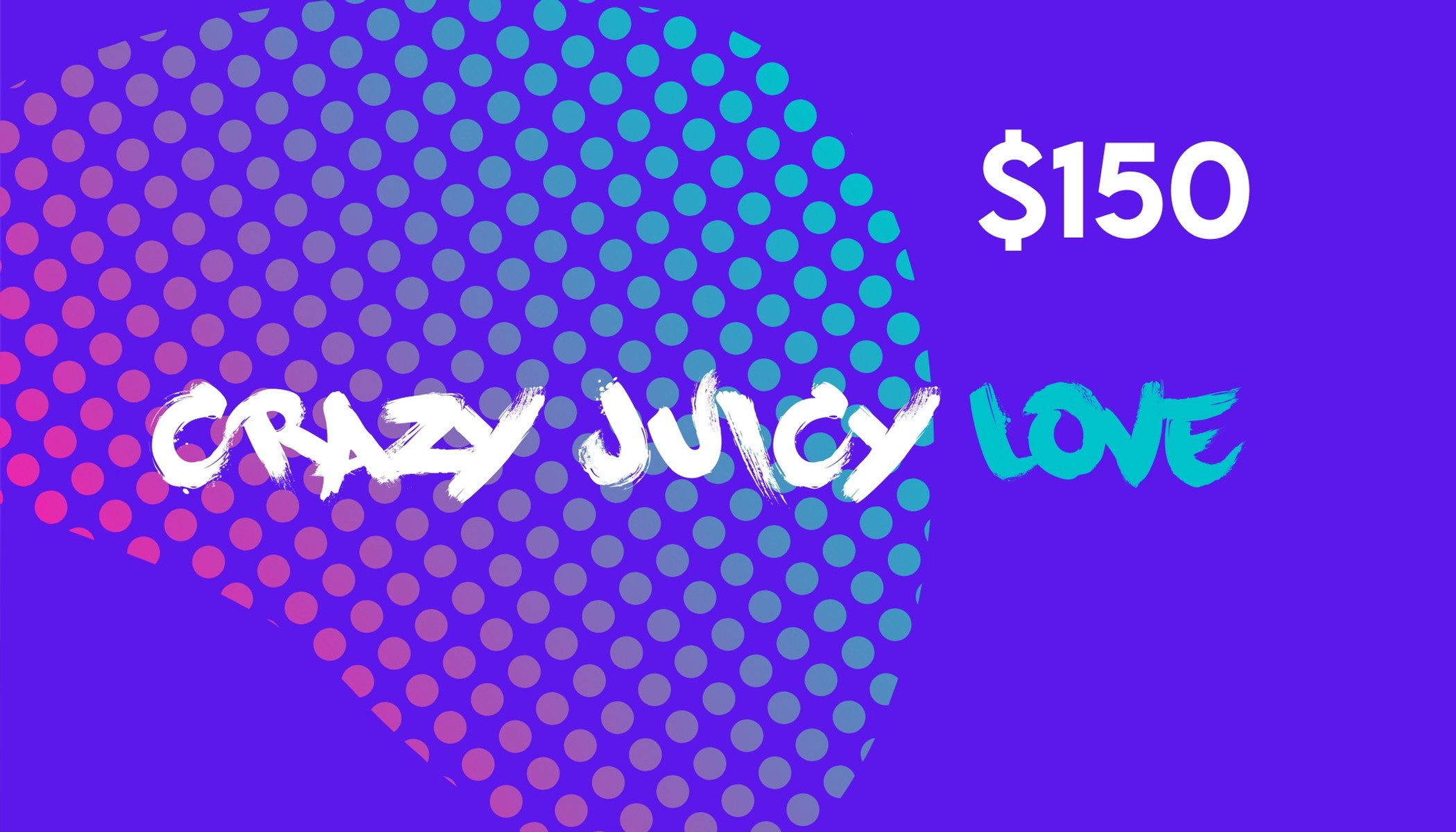 $150 Gift card (purple wave)