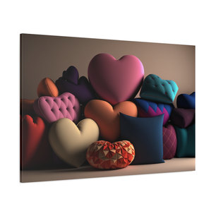 Pillows hearts