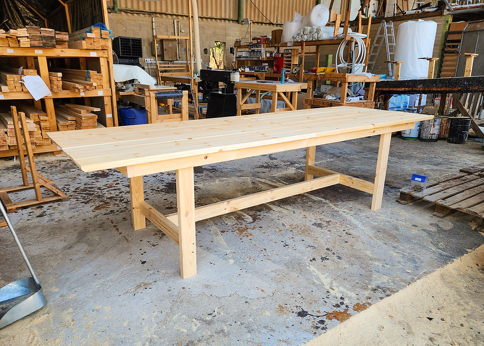 Large outdoor table