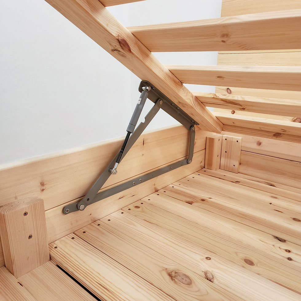 Storage bed Hinges
