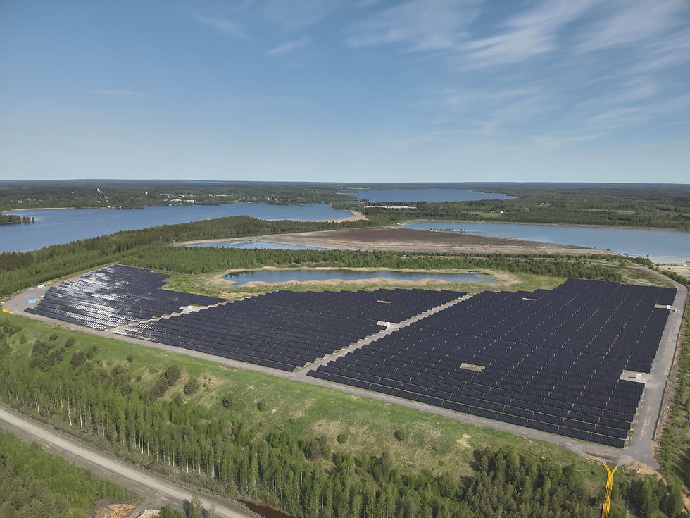Solarigo Systems Oy Callio aurinkopuisto Pyhäjärvellä
