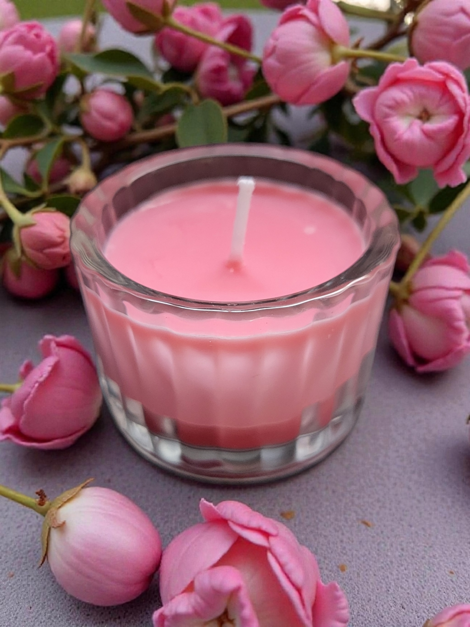 🍓 Bougie Naturelle Artisanale – Fraise | Parfum de Grasse