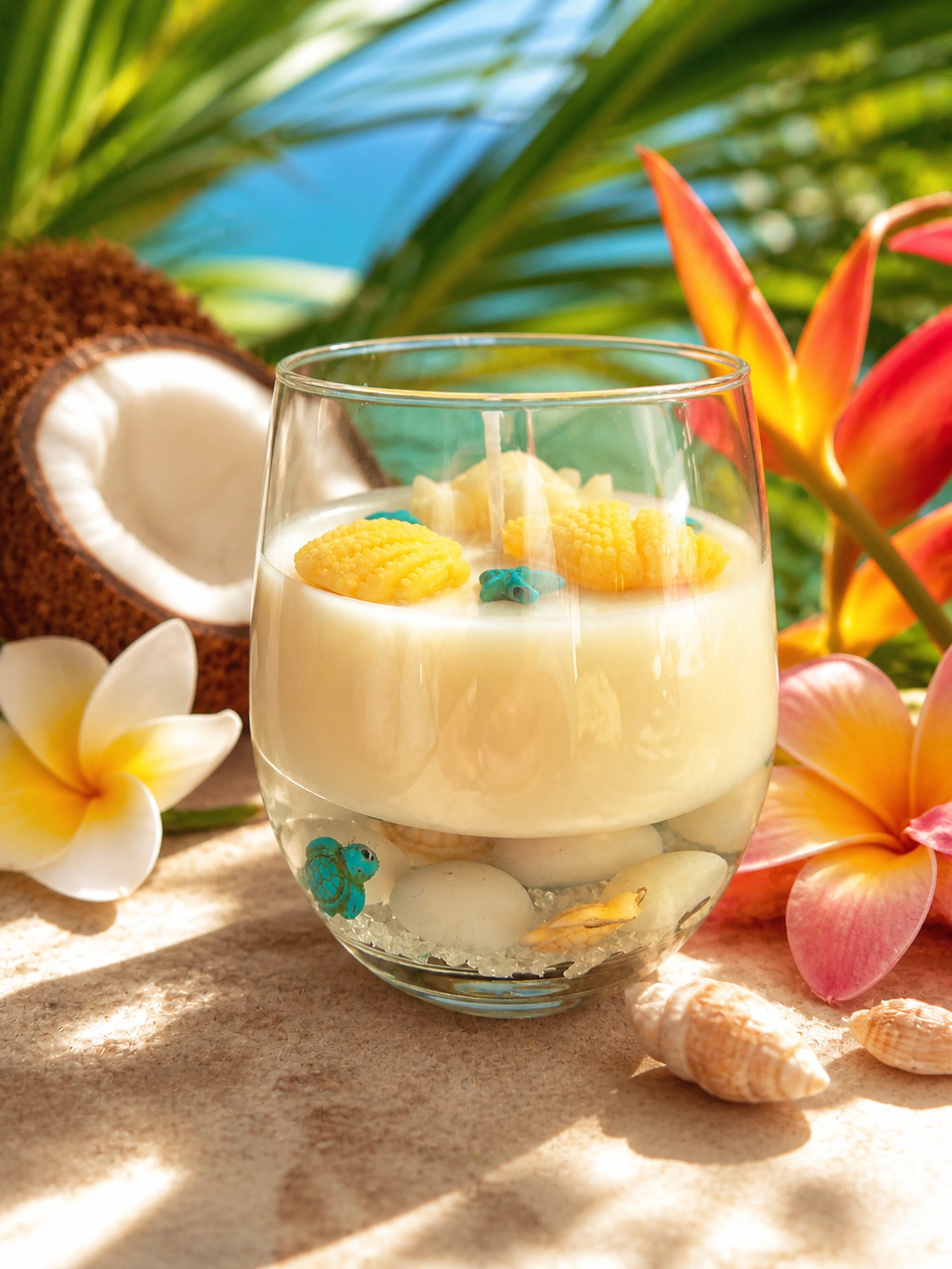 🌴 Fiche Produit – Bougie Parfumée Tropicale