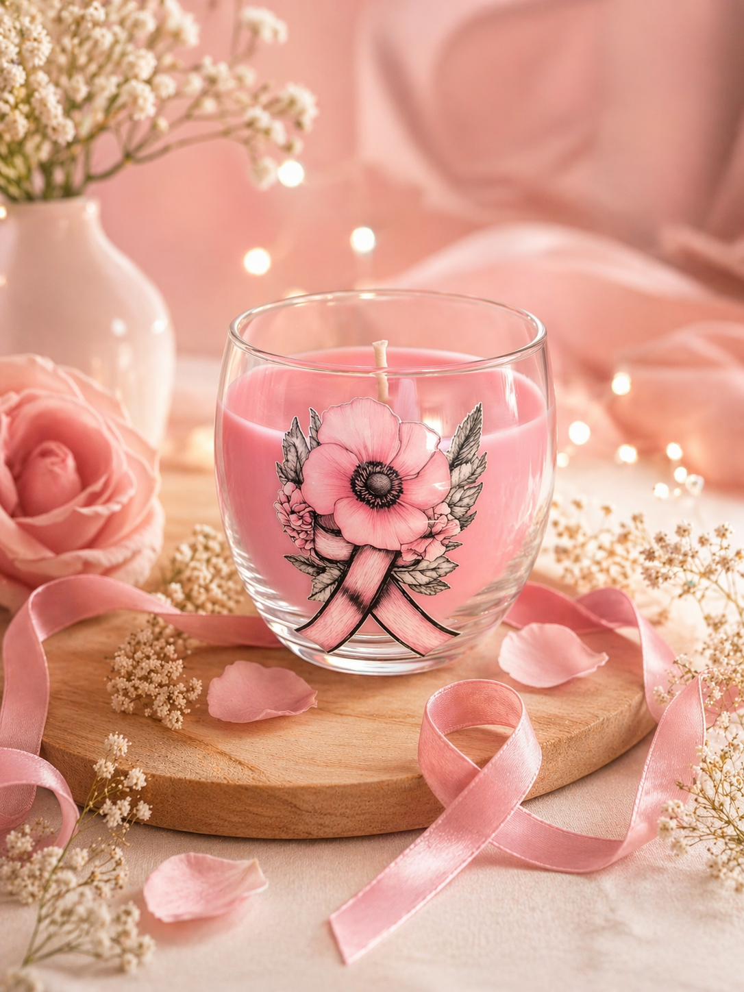 🎀 Bougie artisanale parfum Santal & Musc