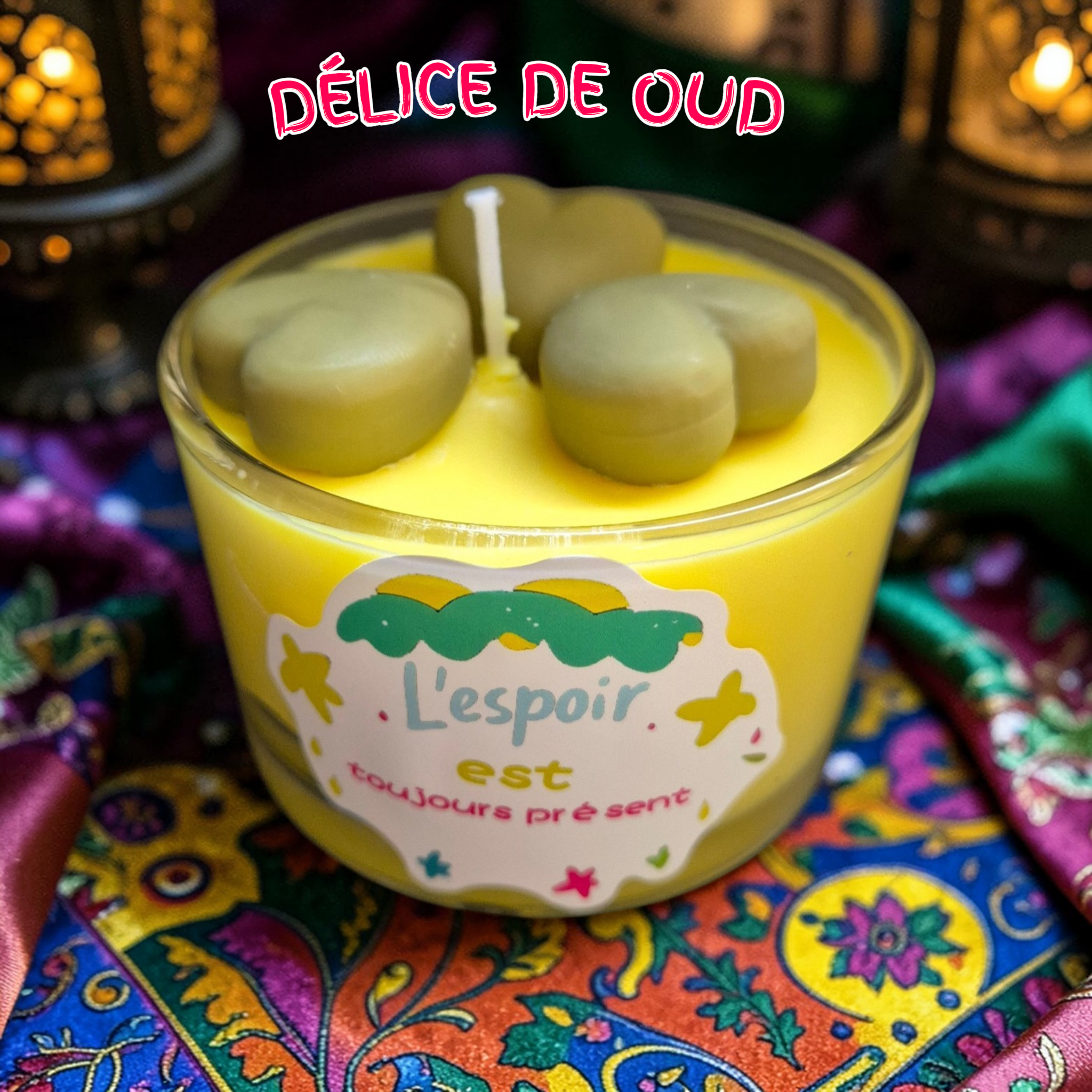 🪵 Bougie parfumée – Délice de Oud