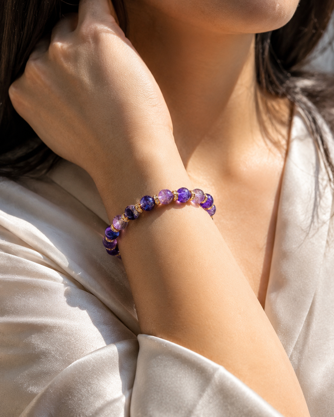 Bracelet Élégance Violette