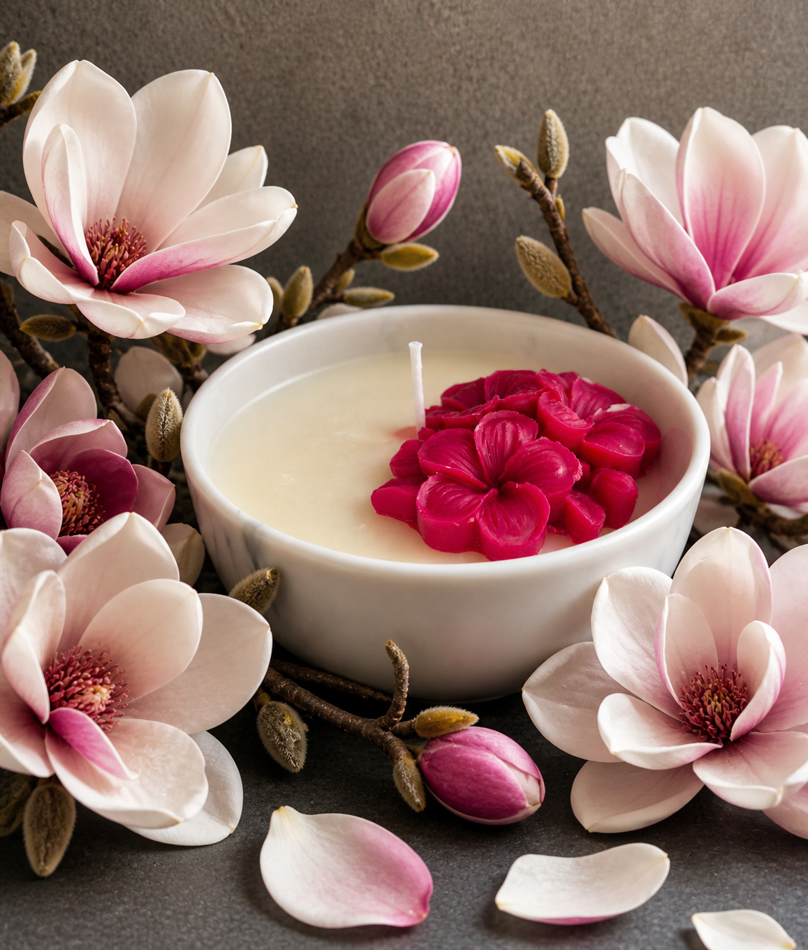 🌸 Fiche Produit – Bougie Parfumée Magnolia
