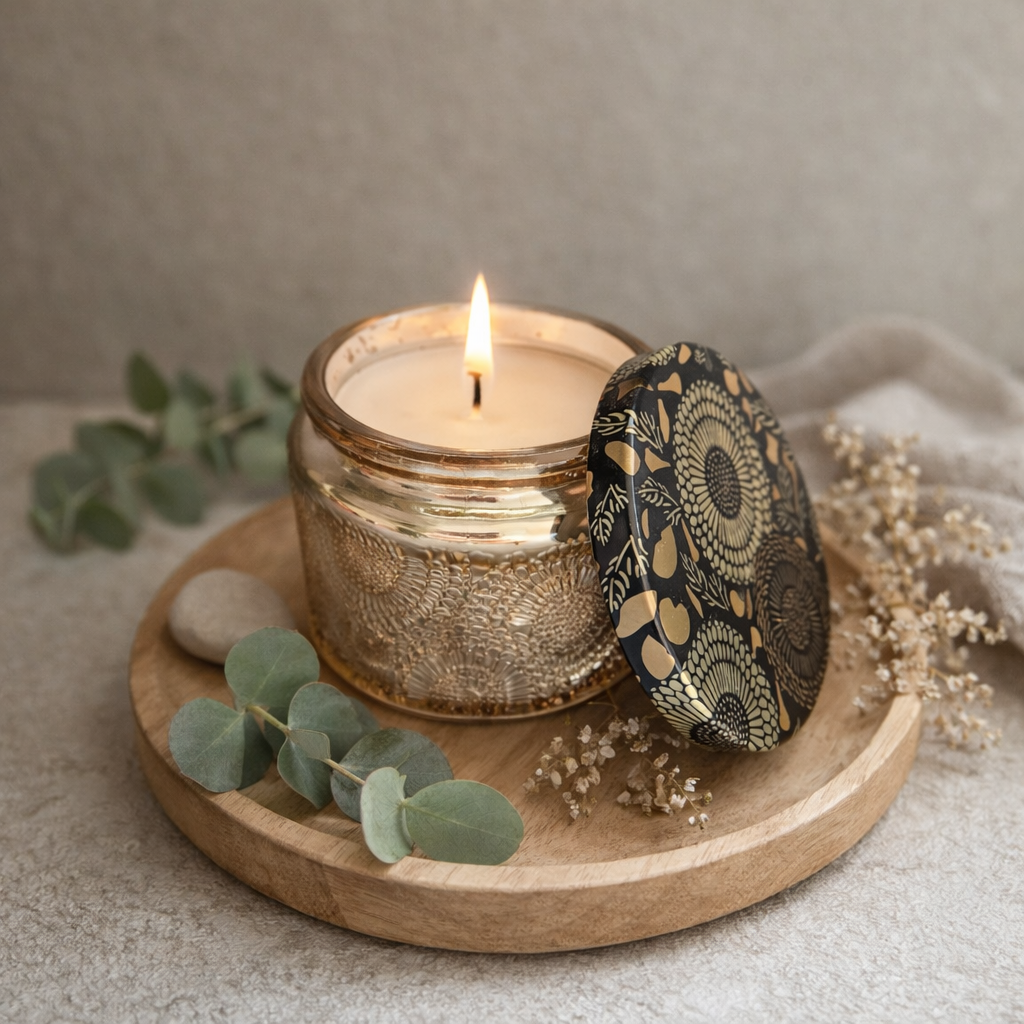 🕯️ Secret d’Amour – Bougie parfumée artisanale