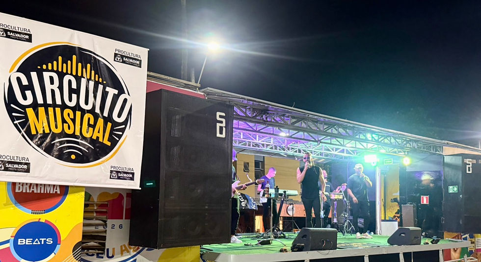 Gui Vieira ao vivo no circuito musical em Salvador