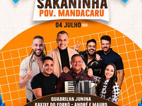 Gui Vieira se apresenta no Arraiá do Sakaninha, em Santa Bárbara, neste sábado