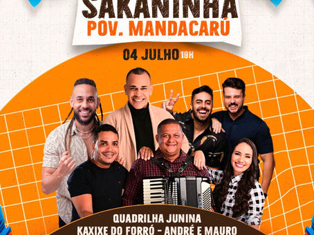 Gui Vieira se apresenta no Arraiá do Sakaninha, em Santa Bárbara, neste sábado