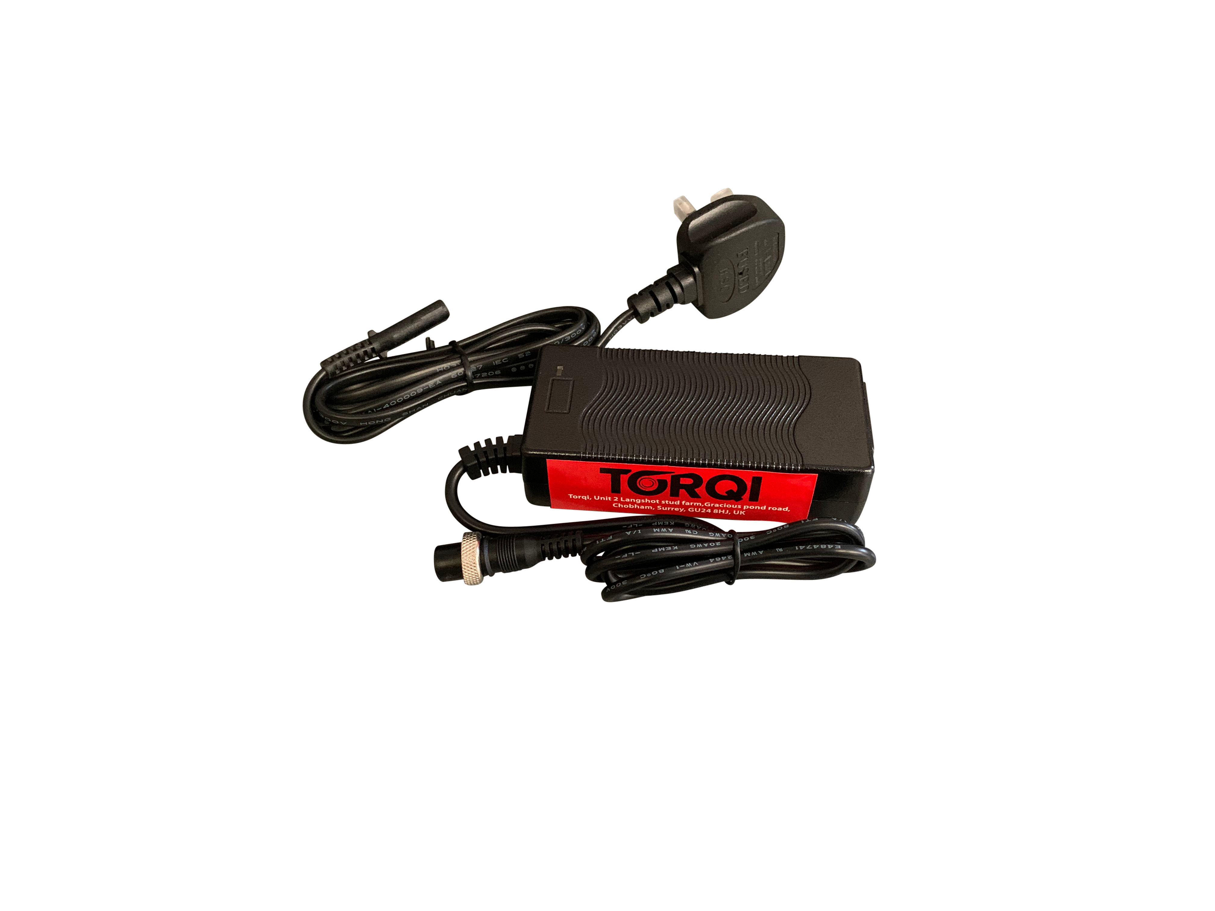 Charger 24v 1.5A - For use with Torqi Evo E-250 kids electric bike