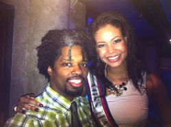 With beauty Anedie Azael Miss HaitÃ