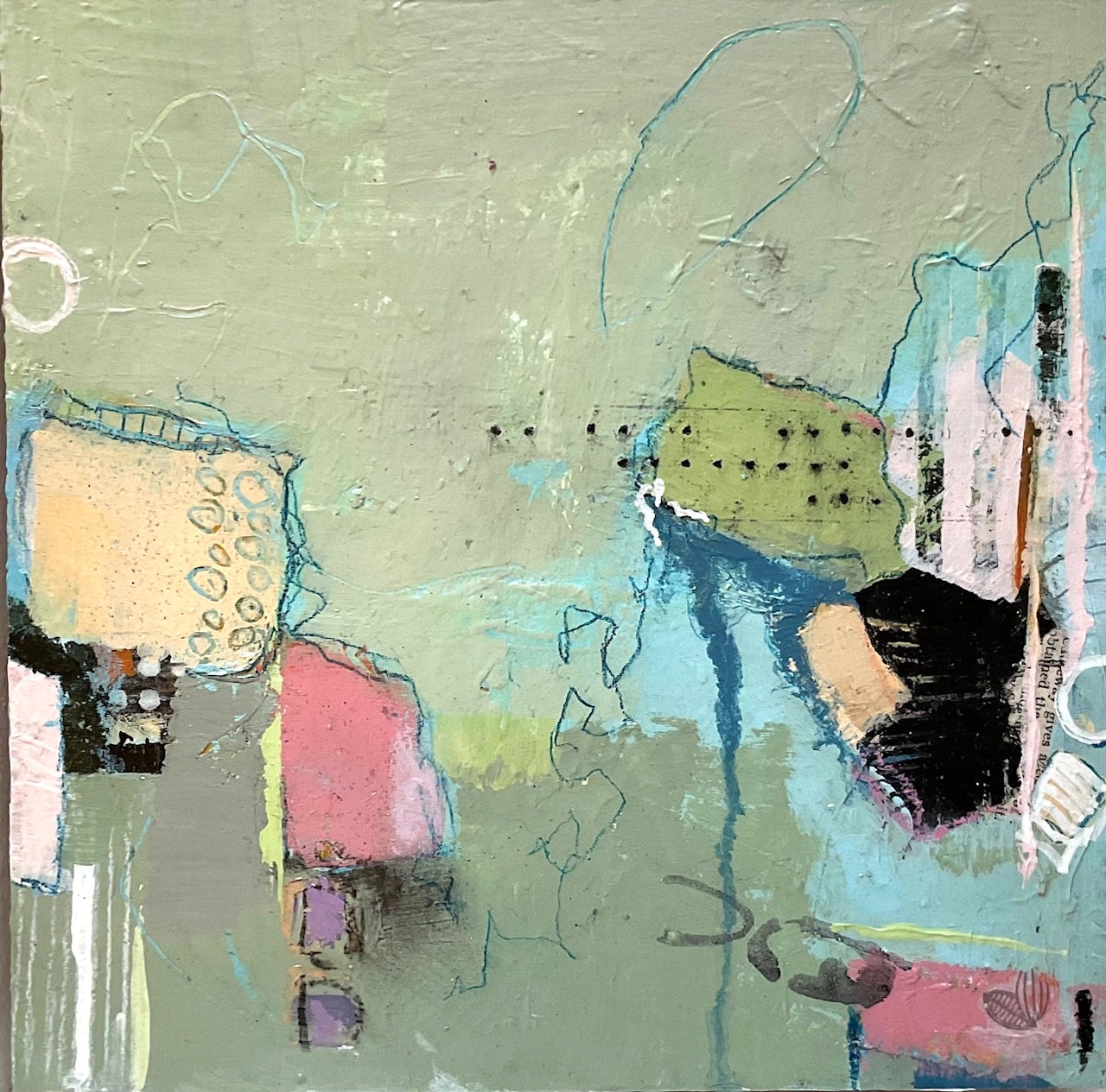 'Grazing Periwinkles'  SOLD