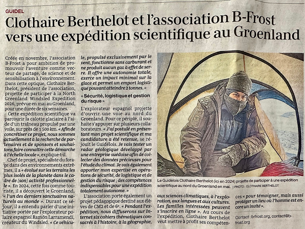 C’est dans le journal 📰 !