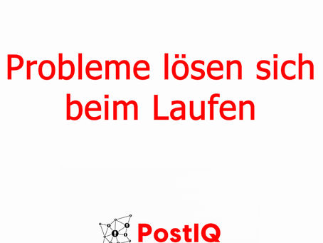 Probleme lösen sich beim Laufen