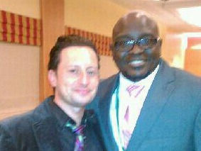 Dr. Davis and Bryan Poplin