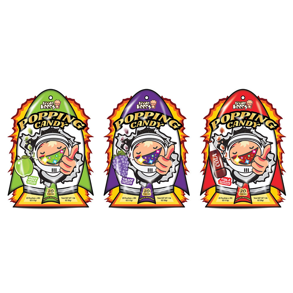 Thumbnail: RETAIL SELLING PRICE: $22.20 | (30g) SET OF 12: POPPING CANDY | CERTIFIED HALAL