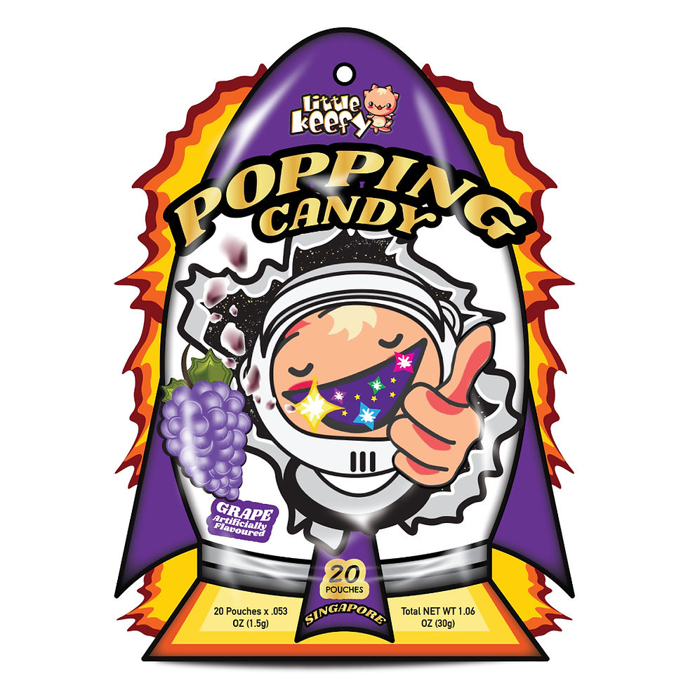 Thumbnail: RETAIL SELLING PRICE: $22.20 | (30g) SET OF 12: POPPING CANDY | CERTIFIED HALAL