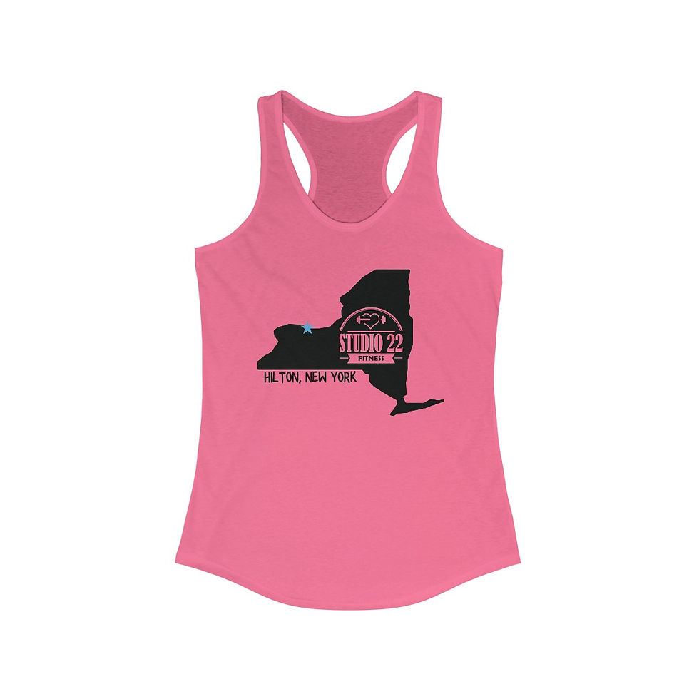 Thumbnail: Women's Ideal Racerback Tank - Rep Your Town "Hilton"