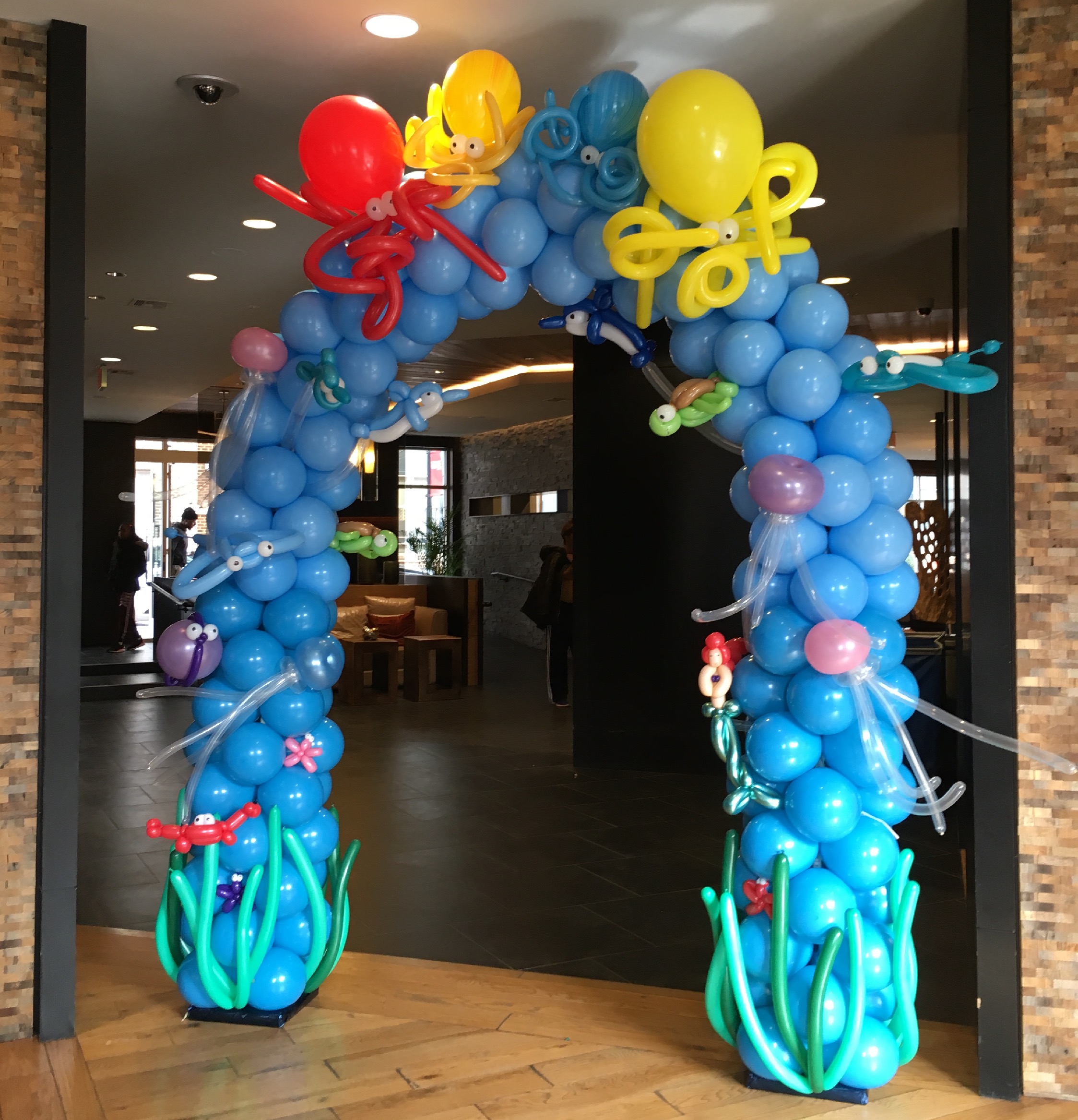 Under The Sea Balloon Arch | Washington DC | Balloon Zoom