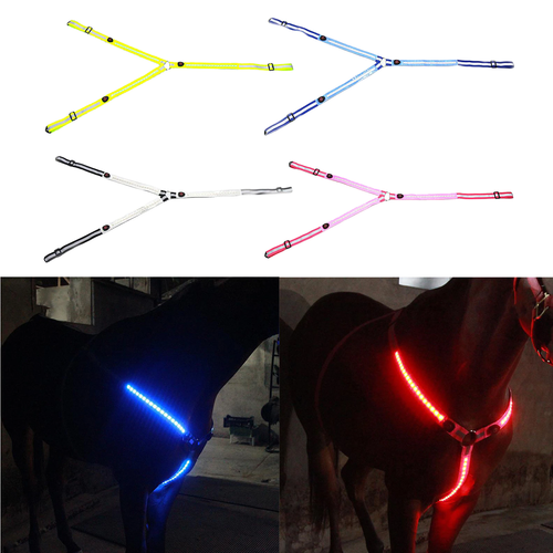 Hi Viz Horse LED Breastplate Collar Horses Unlimited