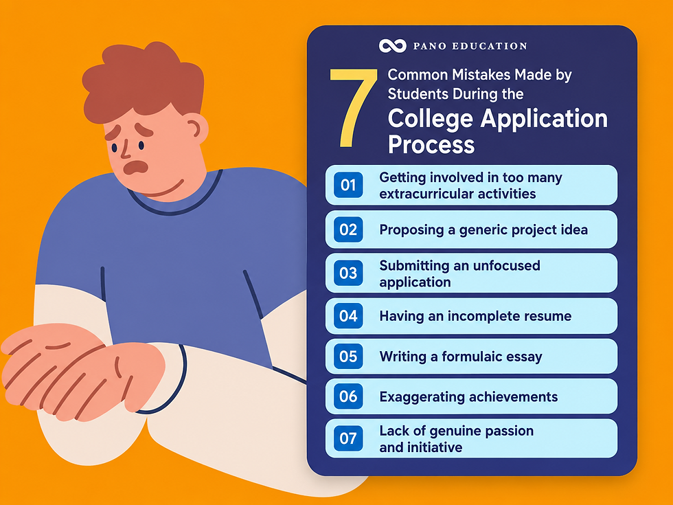 7 Common Mistakes in U.S. College Applications
