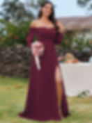 Best Party Wear Gowns for Women - Off-Shoulder Gown