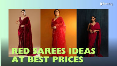 Top 35 Red Sarees According to Your Body Type, Style, Event, & Budget [2024 Collection]