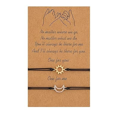 Best Gift Ideas-Best Friend Bracelet 2 Matching Sun Moon