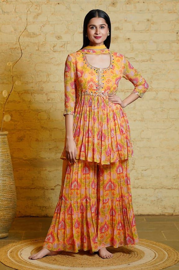Top 15 Yellow Haldi Dresses for Brides Online in 2024 Stand Out in the Crowd