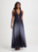 Best Party Wear Gowns for Women - V-neck Gown