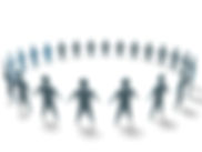 circle of staff boosting moral